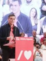 Pedro Sánchez en Alcorcón: Hay que concentrar el voto en la única opción política que puede garantizar el desbloqueo, el PSOE